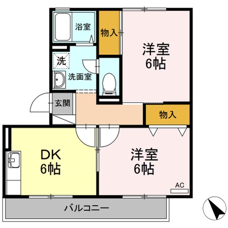 伊勢松本駅 徒歩12分 3階の物件間取画像